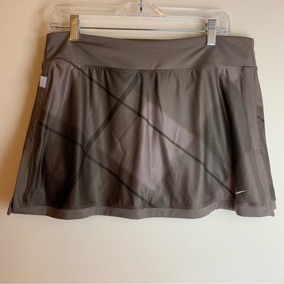 Nike Pants - Nike Dri-Fit Brown Plaid Tennis/Golf Skort- NWT- L